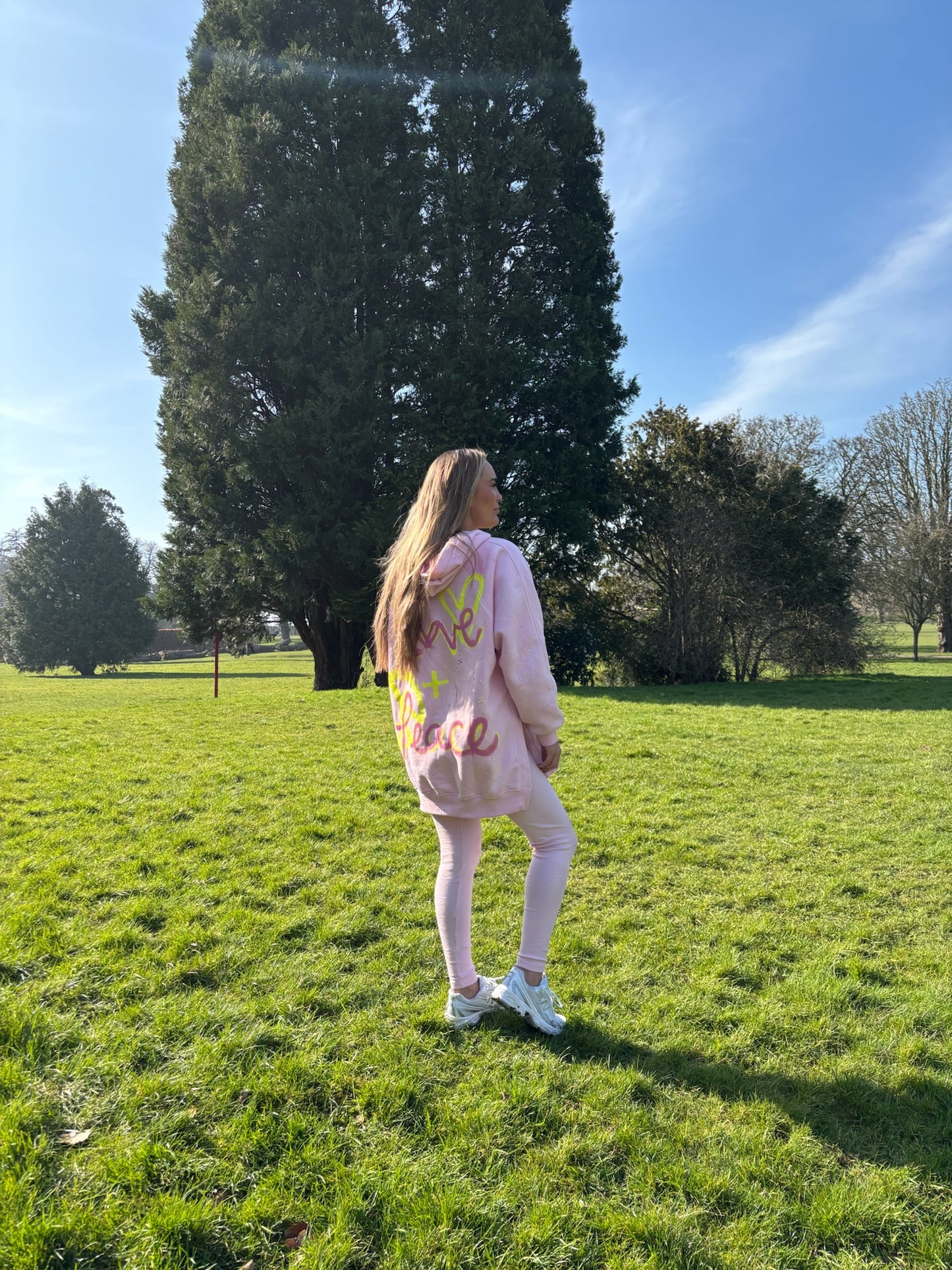 Pink Hoodie & Legging Set ☮️😍🩷