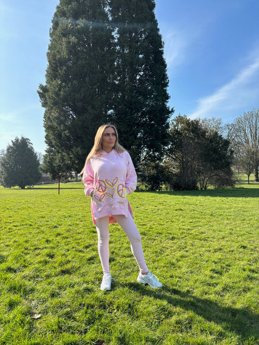 Pink Hoodie & Legging Set ☮️😍🩷