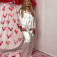 Deep Red Love Pjs