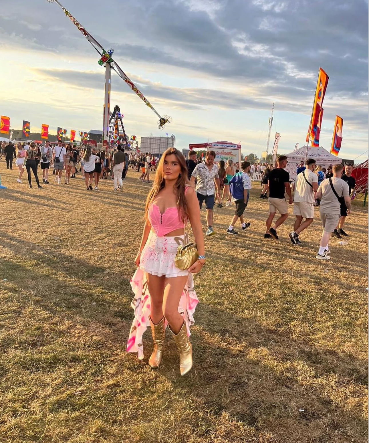 MINI MAXI RUFFLE SKIRT 😍☮️🎨