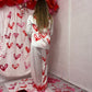 Red Frill Pjs