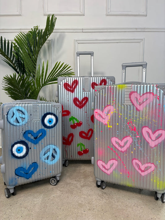 Suitcase ✈️🌴🎨🩷✨ - travel