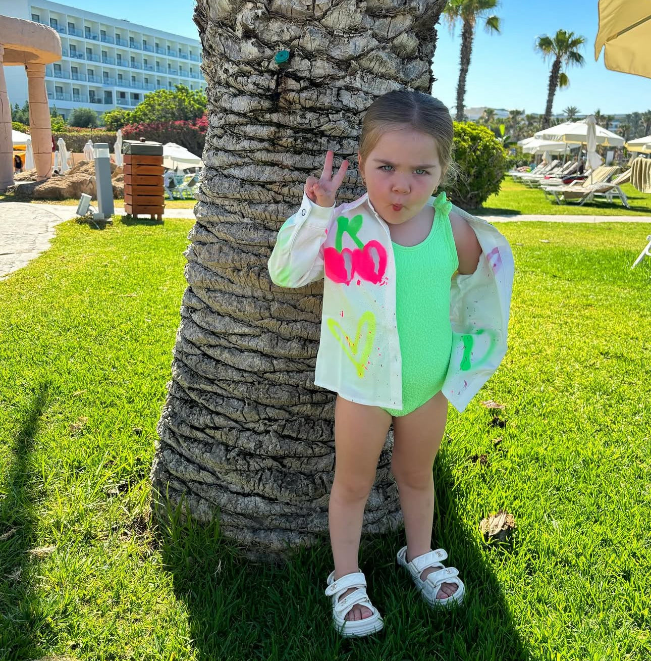 Beach Shirt - Mini 🥹☮️🩷🧿