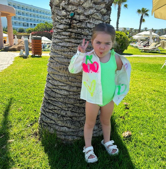 Beach Shirt - Mini 🥹☮️🩷🧿