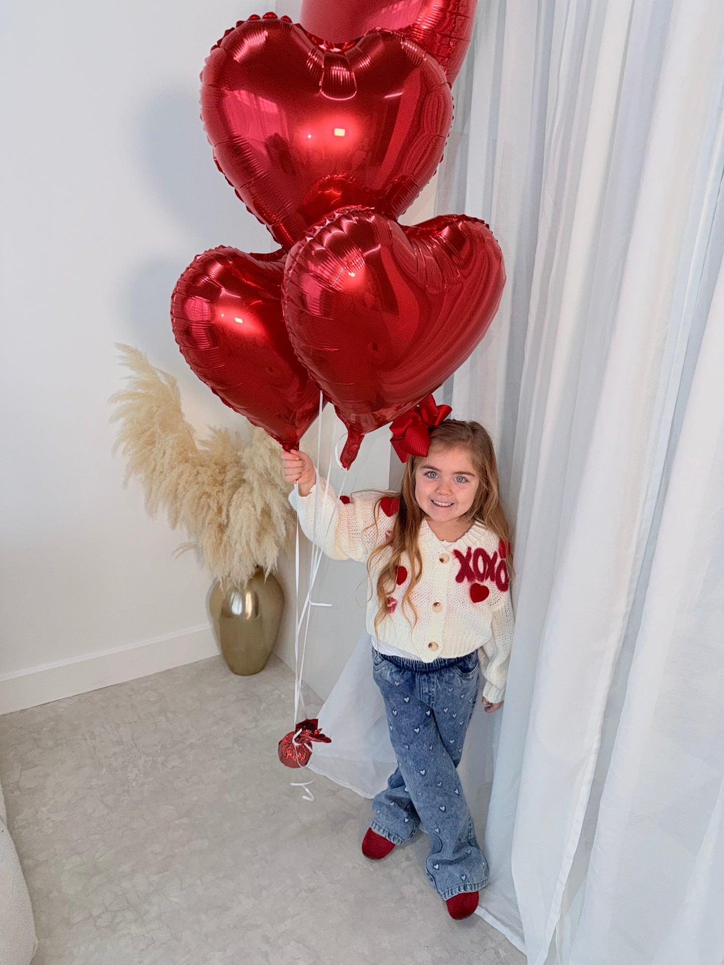 MINI VALENTINE XO CARDIGAN 💌💋❤️