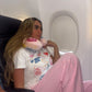 Travel Neck Pillow - baby pink