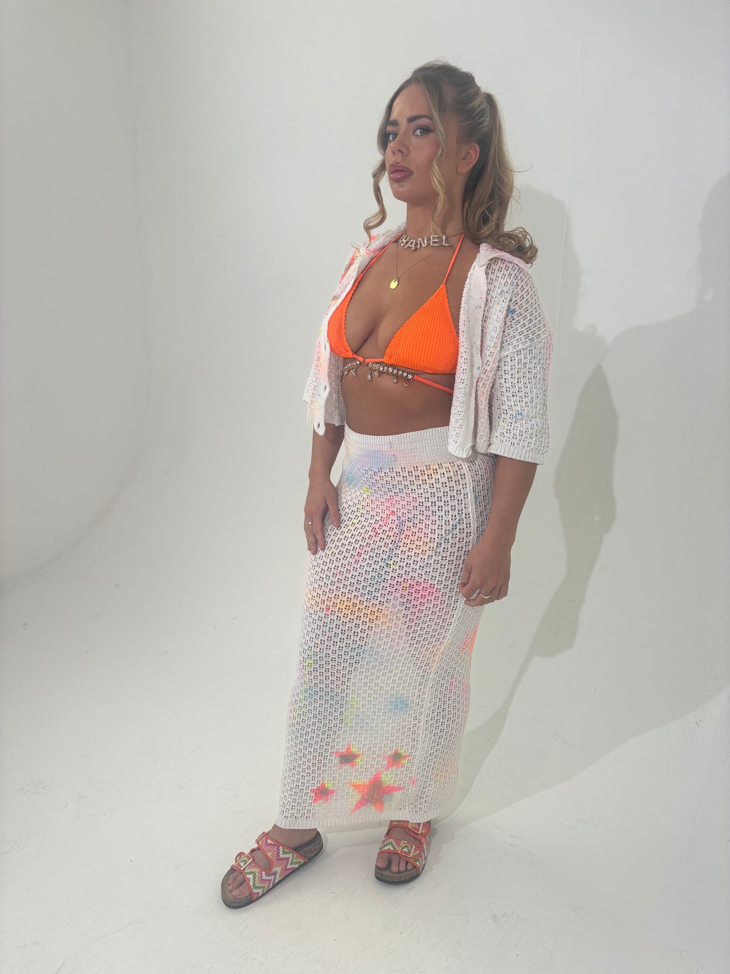 Crochet Two Piece Maxi Set☮️🌴❤️‍🔥