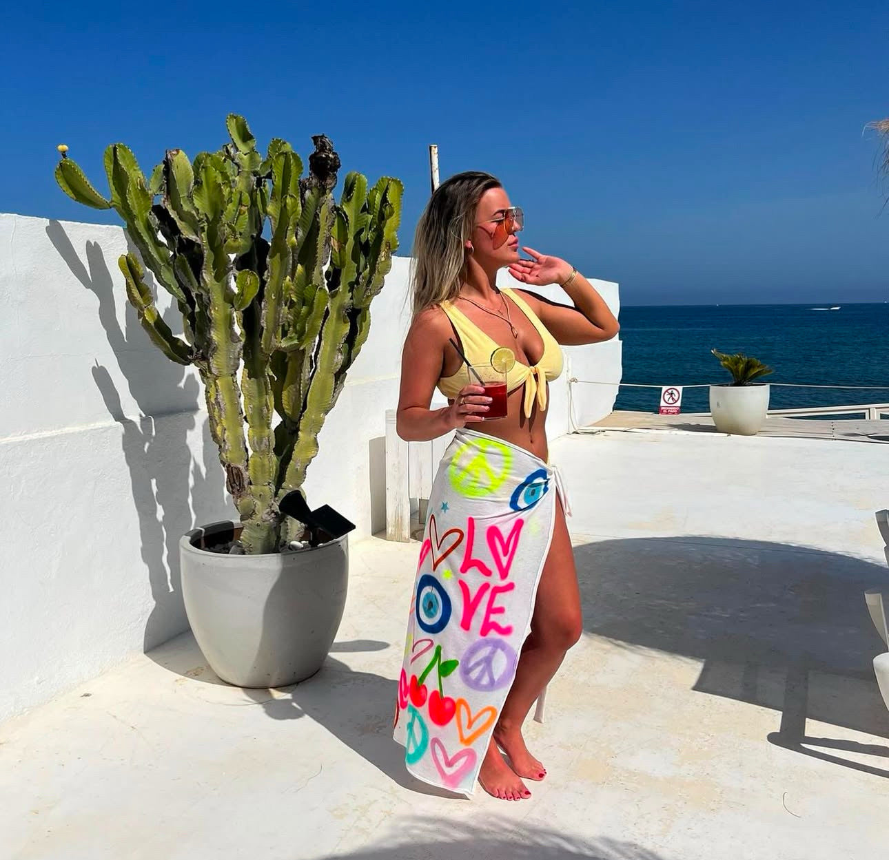 Long Tie Sarong 🧿🍒☮️