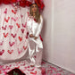 Deep Red Love Pjs