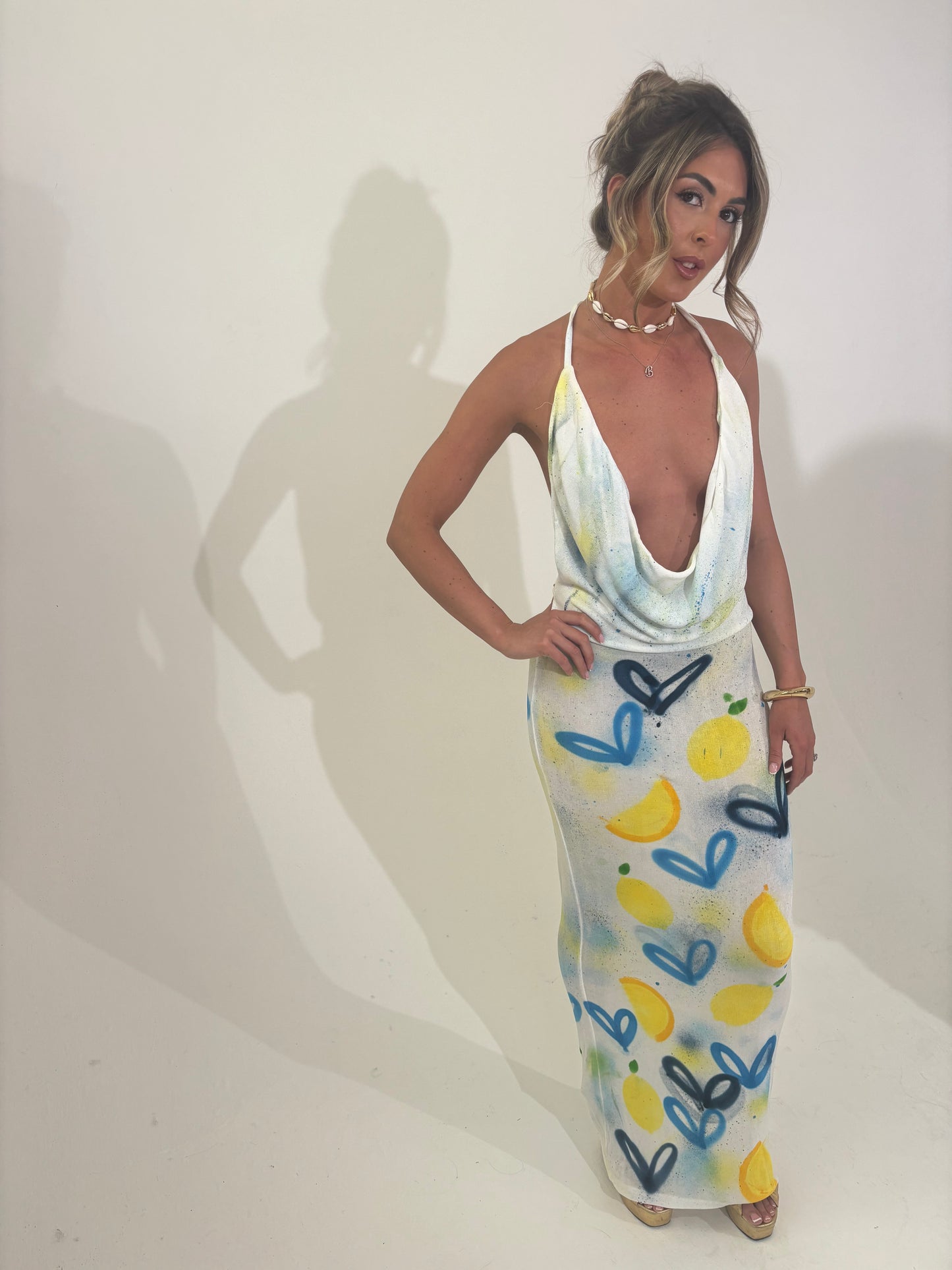 Cowl Neck Drape Dress - MAXI😍🫶🏽✨