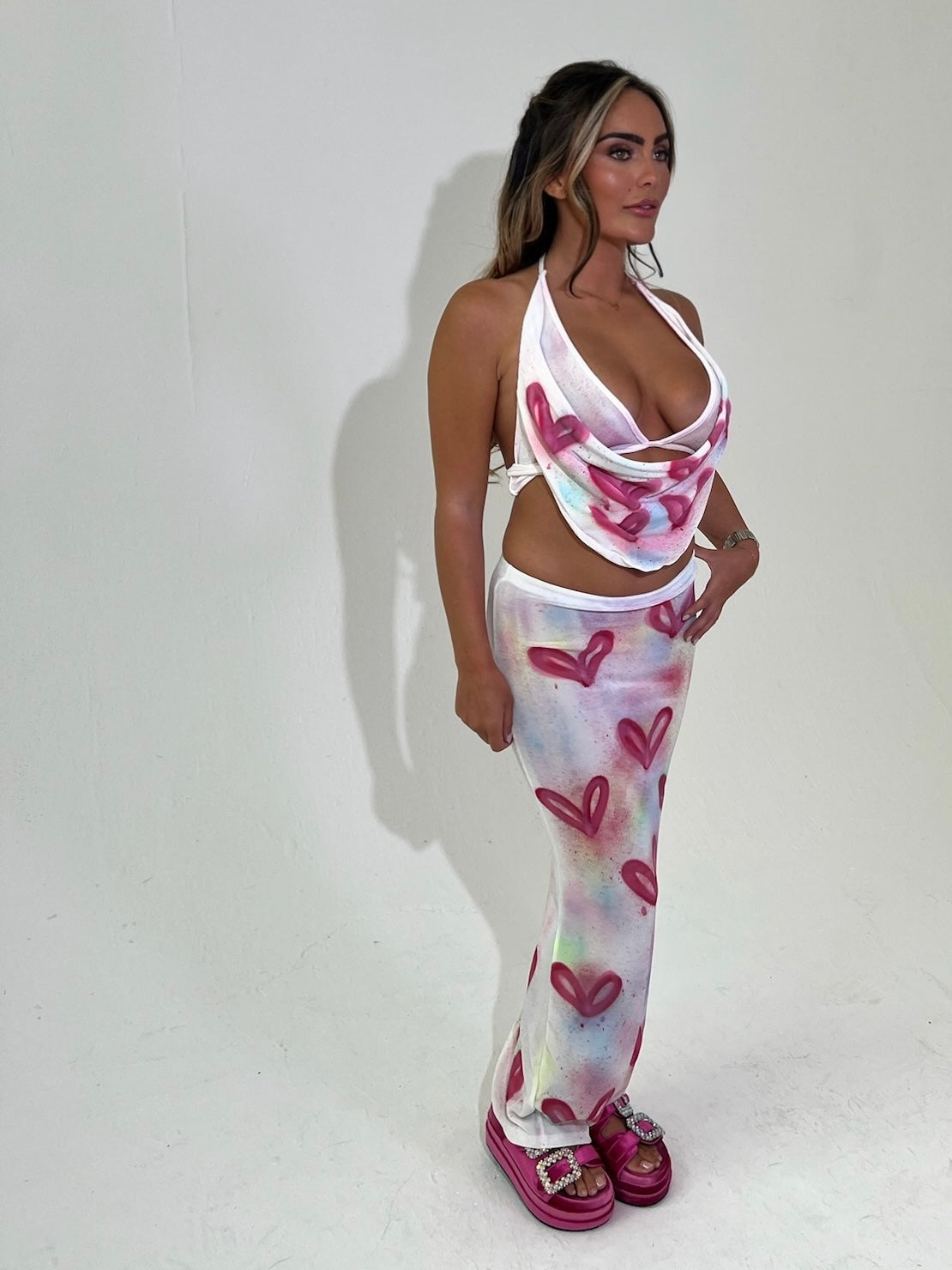 Drape Maxi Set 😍🩷🪩🫶🏽