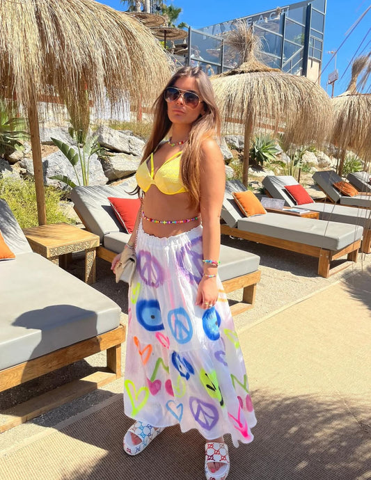 FLOWY MAXI SKIRT 🏝️