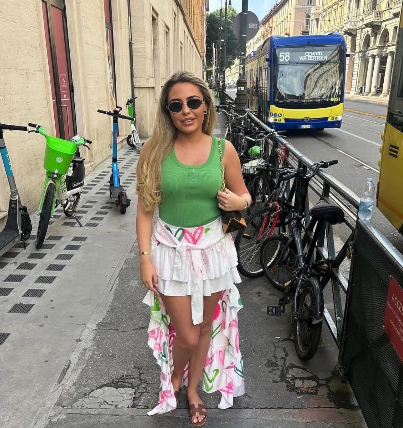 MINI MAXI RUFFLE SKIRT 😍☮️🎨