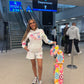 Airport Outfit 🙌🏽🪩✈️☮️🩷✨ - travel
