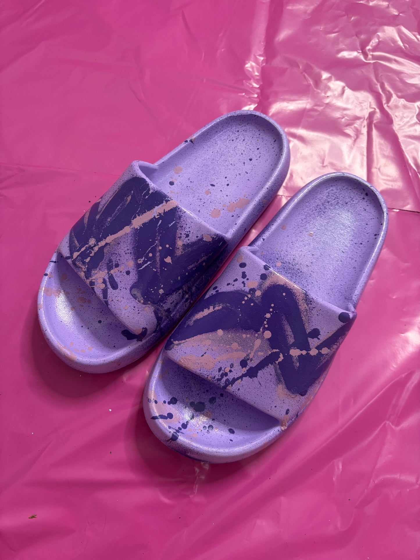 Purple Spray Sliders